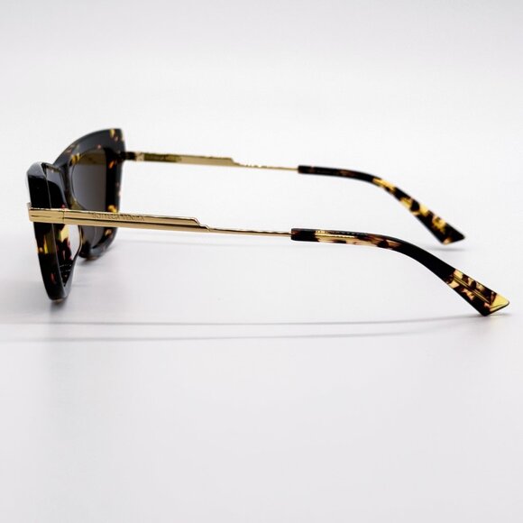 NEW BOTTEGA VENETA BV1241S 002 SUNGLASSES WOMEN HAVANA CAT EYE SUNGLASSES main image 5